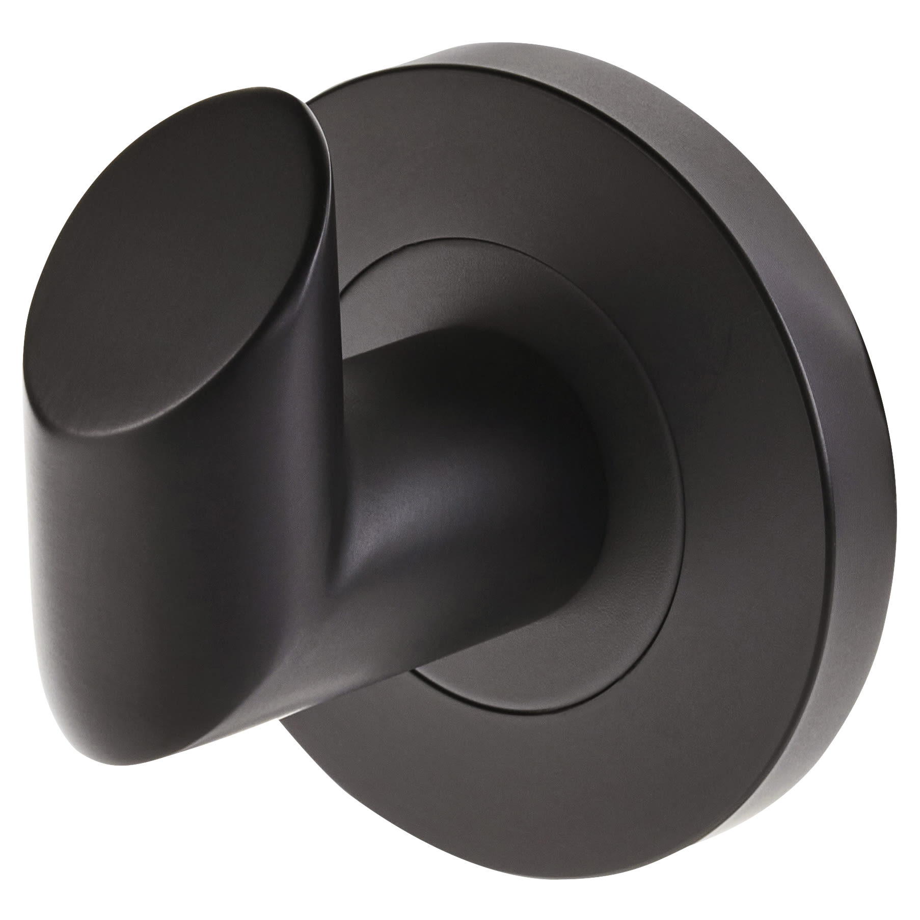 Classic Robe Hook - 52mm Diameter - Matt Black