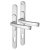 Silver Adjustable uPVC Multipoint Door Handles - 59-96mm c/c