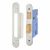 Architectural Bolt Through 3 Lever Sashlock - 65mm Case - 44mm Backset - Radius - Satin Stainless
