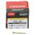 Velocity Pozi Countersunk Wood Screws - 4.0 x 40mm - Yellow Zinc - Pack of 200