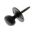 Oval Spline Thumbturn Only - Matt Black