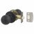 Matt Black Bala Hotel Passage Mortice Door Knobset - 65mm Rose Diameter