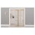 Interfold 35F Bi-Folding Door Kit - 2 x 2500mm Tracks - 6 Door - Polished Stainless Steel