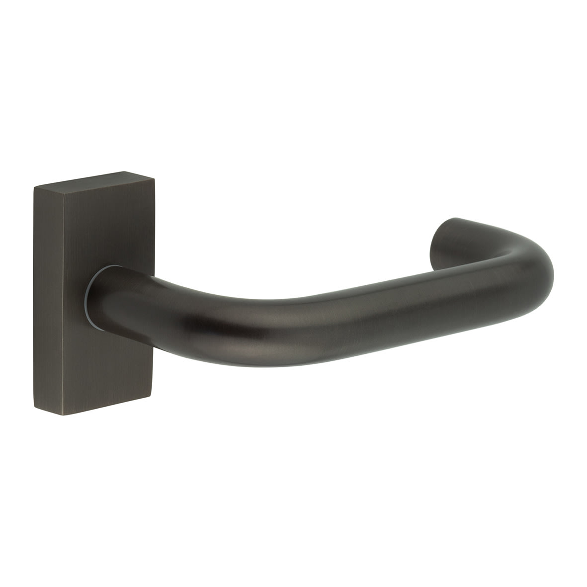 Dark Bronze uPVC Multipoint Door Handles on Rectangular Rose - CR-106 Range
