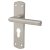 Satin Stainless Steel Mitred Euro Lock Door Handles - 172 x 44mm