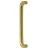 Polished Brass 19mm D-Bar Door Pull Handle - Bolt Fix - 300mm Centres