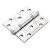 Triple Knuckle Thrust Grade 13 Butt Fire Door Hinge - 100 x 89 x 3mm - 304 Stainless - Pair