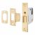 2332 Mortice Nightlatch - 65mm Case - 47mm Backset - Polished Brass