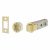 FastLatch Tubular Push-Fit Bathroom Deadbolt - 73mm Case - 57mm Backset - Polished Brass