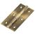 Solid Drawn Butt Cabinet Hinge - 75 x 40 x 2.0mm - Antique Brass - Pair