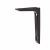 Aluminium Shelf Bracket - 65 x 100mm - Black