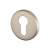 Escutcheon - 52mm Diameter - Euro - Satin Stainless Steel