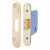 Architectural 5 Lever Deadlock - 65mm Case - 44mm Backset - Radius - PVD Brass