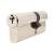 5 Pin 85mm Euro Double Cylinder - 35 + 50mm - Polished Nickel - Keyed to Differ