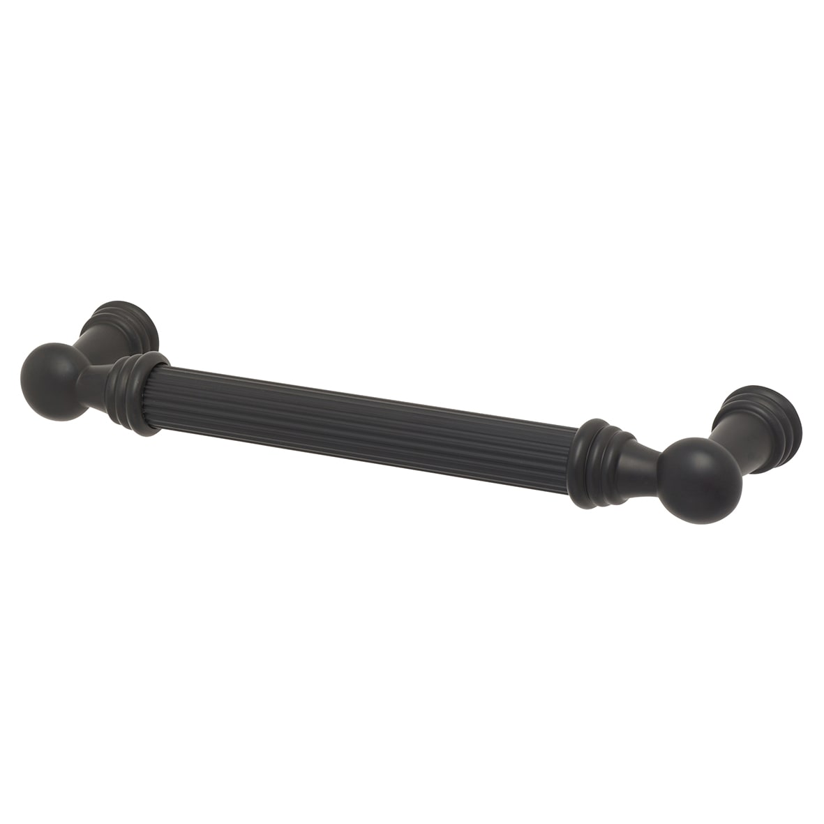 Whitby Lines 10mm T-Bar Cabinet Pull Handle - 128mm Centres - Matt Black