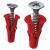 UNO Wall Plug - 6 x 28mm - Red - Pack of 96