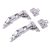 Clip-On Cabinet Hinge - 165° - Soft Close - Half Overlay - Chrome Plated
