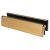 Letter Plate Matching End - 300 x 70mm - Door Thickness 40-80mm - PVD Polished Gold