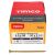 Solo Chippy Pozi Countersunk Wood Screws - 5.0 x 90mm - Yellow Zinc - Pack of 100