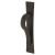 Titan Georgian Latch Cabinet Pull Handle on Backplate - 64mm Centres - Matt Black