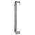 Satin Aluminium 19mm D-Bar Door Pull Handle - Bolt Fix - 300mm Centres