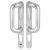 528G/3641N uPVC Patio Lock Door Handle - Euro - LH - Silver