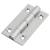 Solid Drawn Butt Cabinet Hinge - 38 x 22 x 1.45mm - Satin Chrome - Pair