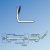 Clear PVC Shower Seal - Angle Jamb - Suits 6-12mm Glass