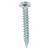 Twin Threaded Pozi Round Head Wood Screws - 6 x 1" - Zinc Plated - Pack of 200