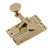 Quadrant Arm Sash Window Fastener - 72 x 20mm - Polished Brass