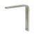 Fluted Steel Angle Shelf Bracket - 200 x 150mm - Galvanised - Pack of 5
