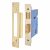 Architectural Bolt Through 3 Lever Sashlock - 78mm Case - 57mm Backset - PVD Brass