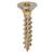 Classic Pozi Countersunk Wood Screws - 5.0 x 25mm - Yellow Zinc - Pack of 200