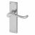 Polished Chrome Victorian Scroll Latch Door Handles - 155 x 42mm