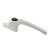 uPVC/Timber Maxim Inline Espagnolette Locking Multipoint Window Handle - Dual - White