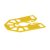 Horseshoe Packer Shims - 55 x 43 x 1mm - Yellow - Pack of 200