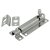 Polished Stainless Steel Straight Barrel Bolt - 200 x 38mm