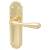 Polished Brass Latch Door Handles - Genoa Range - 168 x 45mm
