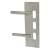 Fence Panel Gravel Board Clip - 2 Pin - 50 x 150mm - Galvanised