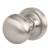 Marcus Satin Nickel Mortice Door Knob - 62mm Rose Diameter - Hampstead Range