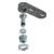 Concealed Transom Door Closer Threshold Pivot - 8554/6 Side Load