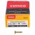 Solo Chippy Pozi Countersunk Wood Screws - 4.0 x 20mm - Yellow Zinc - Pack of 200