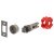 Smartbolt Bolt Through Bathroom Deadbolt - 77mm Case - 57mm Backset - Black Nickel