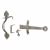 Pewter Gothic Thumb Latch Set
