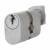 5 Pin 60mm Oval Thumbturn Cylinder - 30mm Turn + 30mm - Satin Chrome - Keyed to Differ