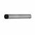 Cylinder Pattern Projection Door Stop - 115mm Projection - Satin Chrome