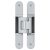 Tectus 3D Concealed Door Hinge - 200 x 32mm - F1 Matt Chrome - Pair