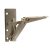 Tex Flap Spring Stay - 165 x 128 x 45mm - Nickel Plated - Pair