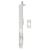 Lever Action Flush Bolt - 205 x 20mm - Satin Aluminium