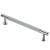 12.5mm Lines T-Bar Cabinet Pull Handle - 160mm Centres - Polished Chrome